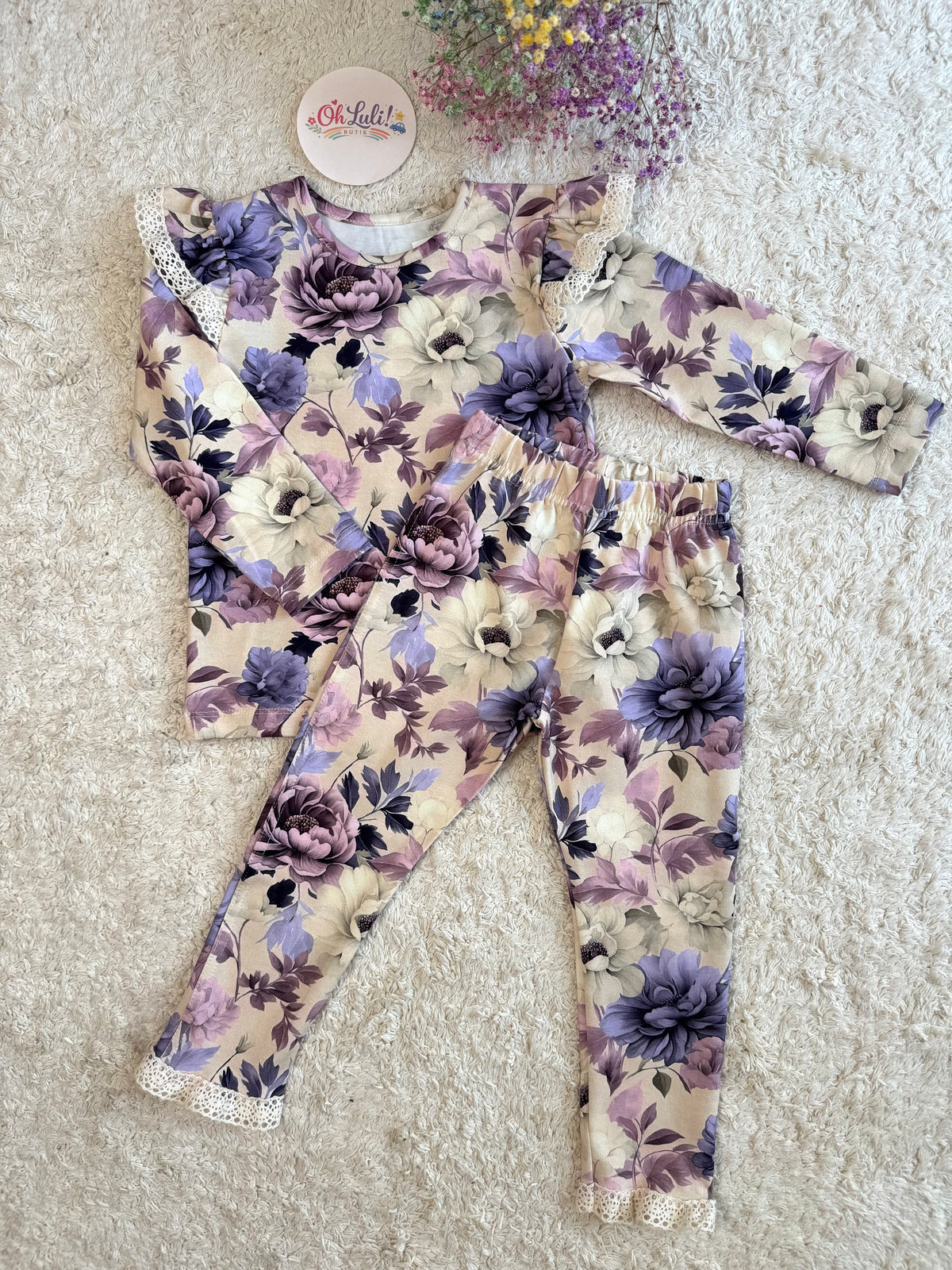 Legginsy z koronką