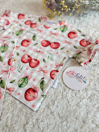 Komplet WISIENKI – bluzka oversize + kolarki